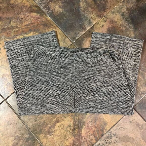 JOHN PAUL RICHARD Women’s Wide Leg Cropped Black and White Trouser Pants Size X- - Picture 1 of 11